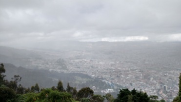 Clouds over Bogotá